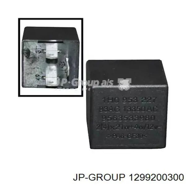 1299200300 JP Group Реле управління двірниками