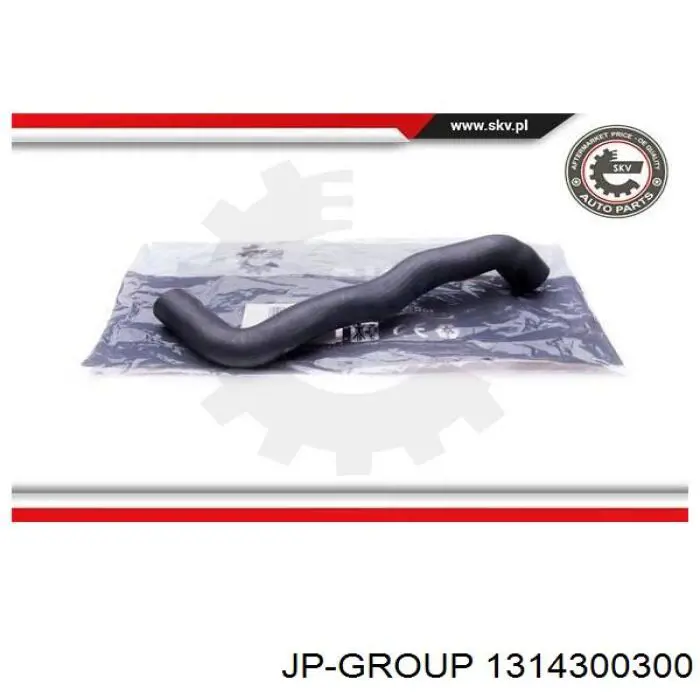 Шланг/патрубок радіатора охолодження, верхній JP Group 1314300300 ціна, від 11.79 USD