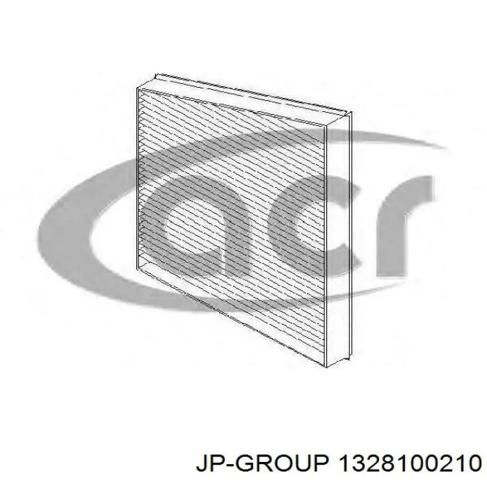 Фільтр повітряний обігрівача JP Group 1328100210 ціна, від 25.25 USD