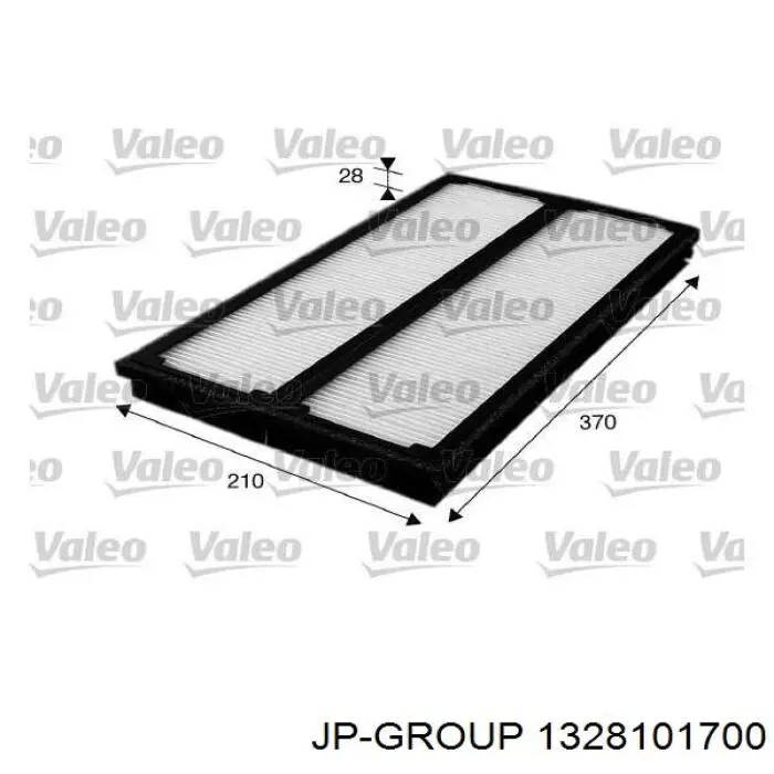 Фільтр салону 1328101700 JP Group