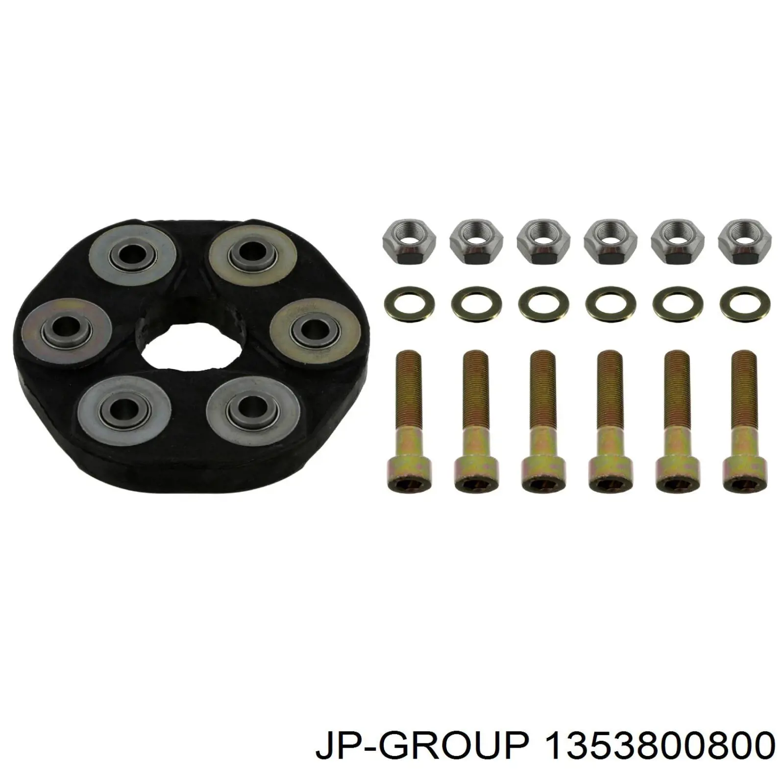 Муфта кардана еластична, перед./зад. JP Group 1353800800 ціна, від 32.00 USD