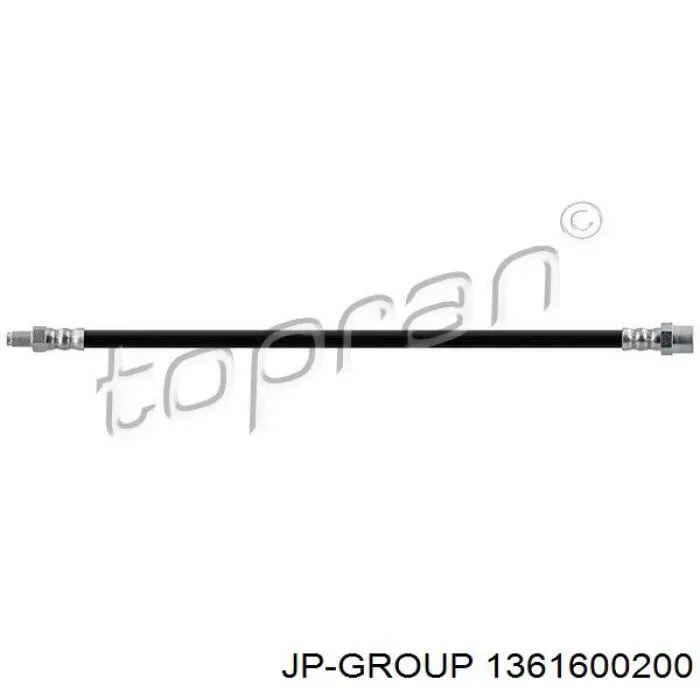 Купити 1361600200 JP Group Гальмівні шланги передні