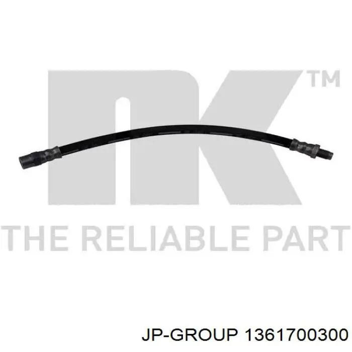 Шланг гальмівний задній JP Group 1361700300 ціна, від 3.80 USD