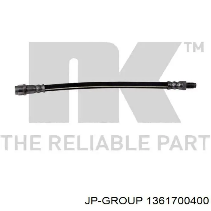 Купити 1361700400 JP Group Шланг гальмівний задній