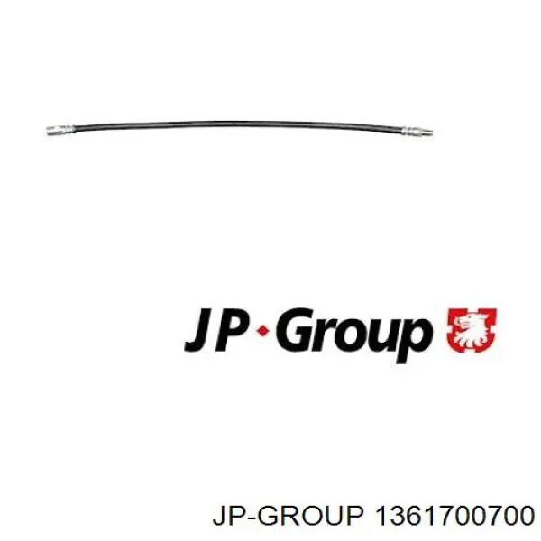1361700700 JP Group шланг гальмівний задній
