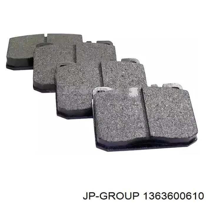 Купити 1363600610 JP Group Колодки гальмівні передні, дискові