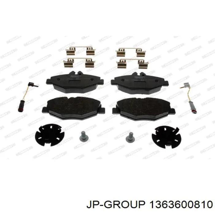 1363600810 JP Group Передні гальмівні колодки