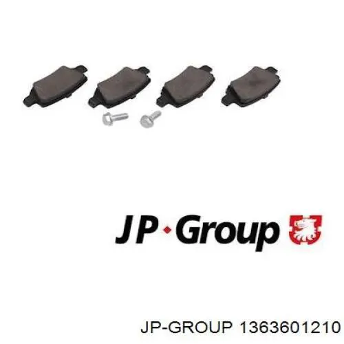 Гальмівні колодки JP Group 1363601210 ціна, від 14.11 USD