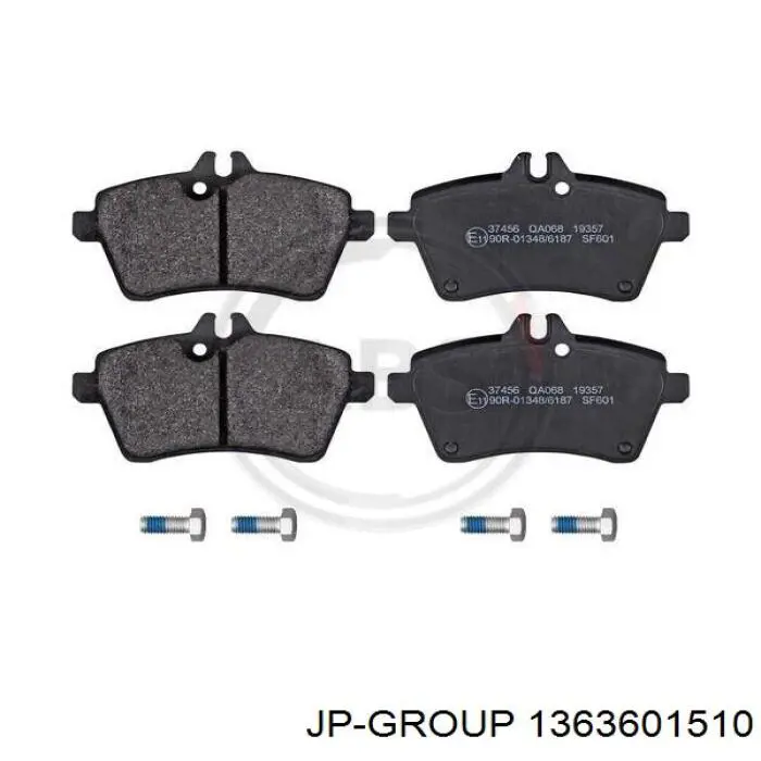 1363601510 JP Group Передні гальмівні колодки
