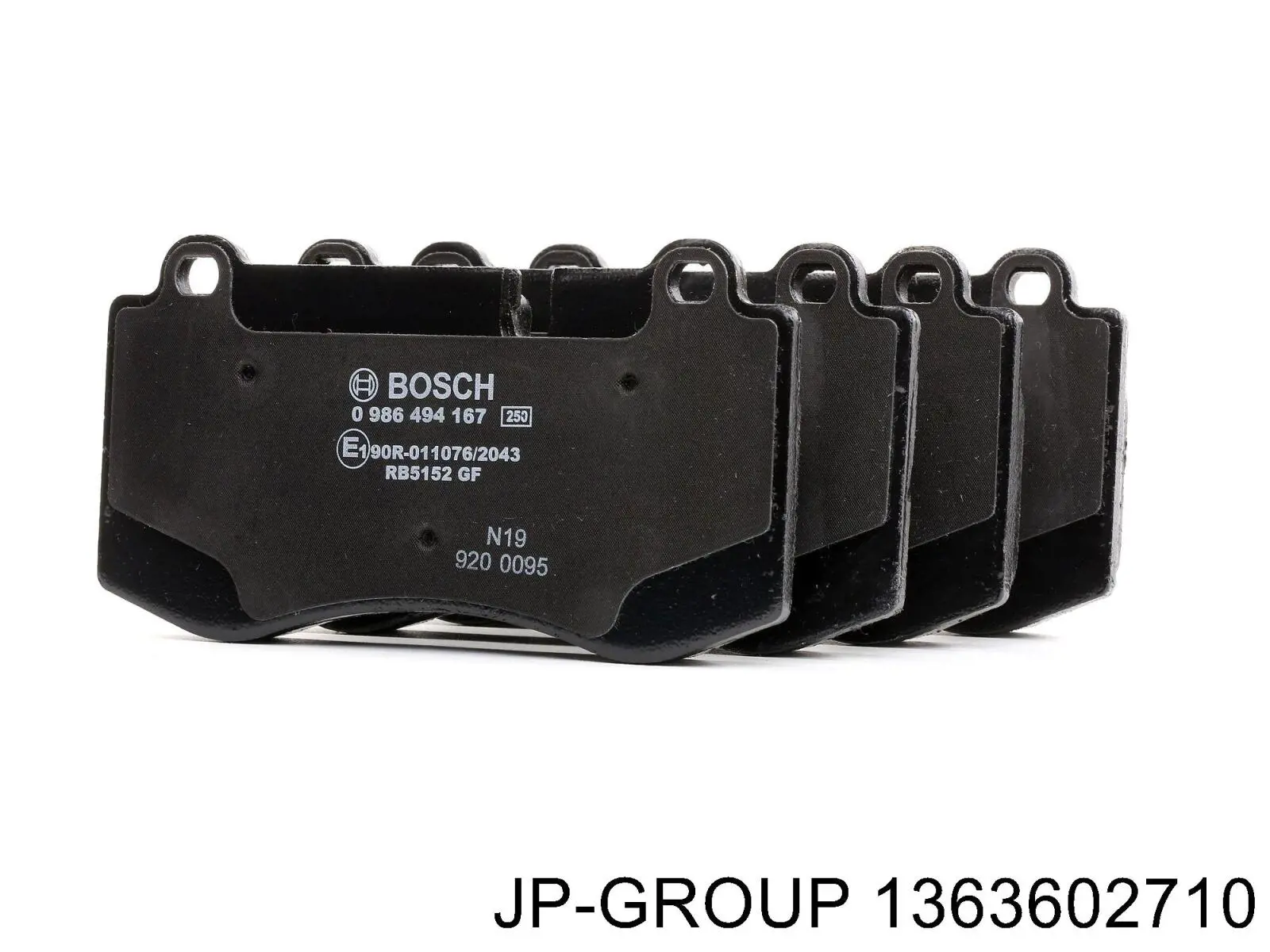 Купити 1363602710 JP Group Колодки гальмівні передні, дискові
