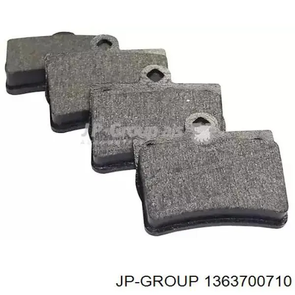 Задні гальмівні колодки JP Group 1363700710 ціна, від 12.84 USD