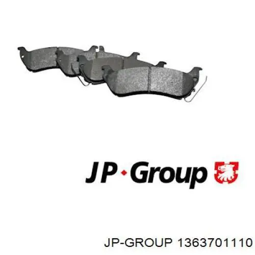 Купити 1363701110 JP Group Задні колодки