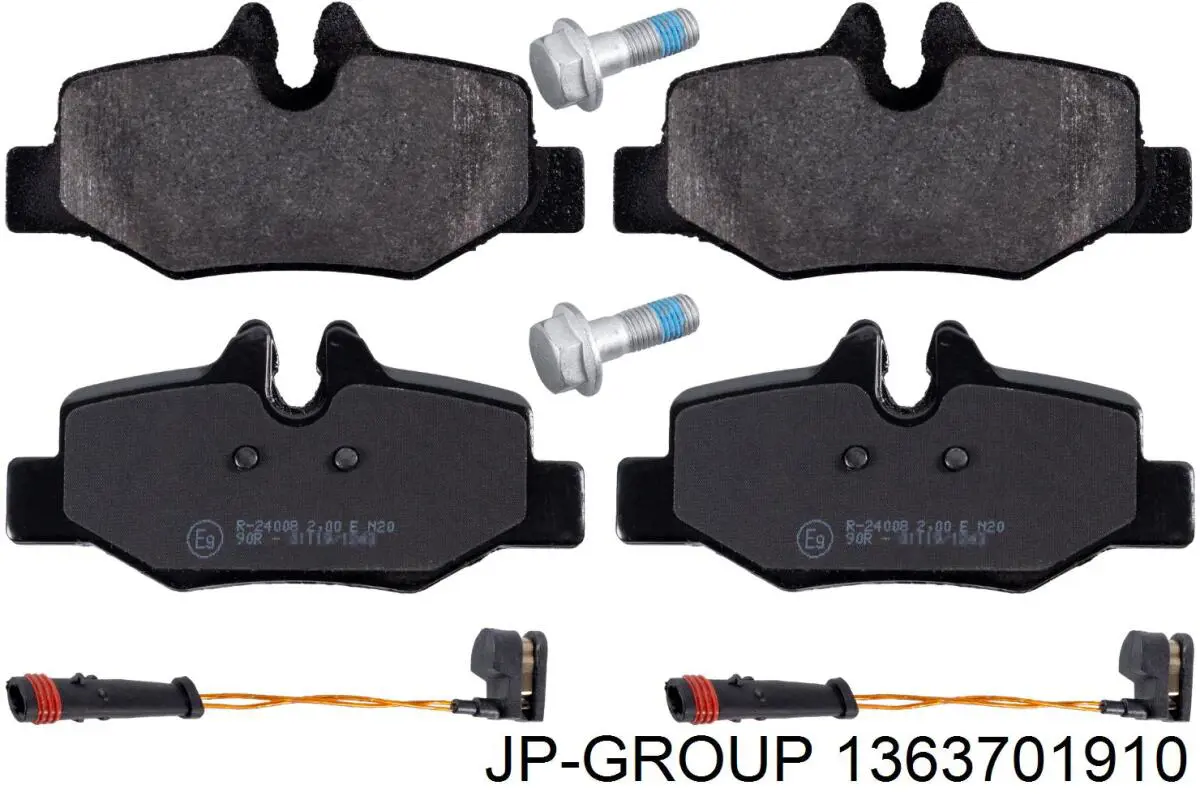 Купити 1363701910 JP Group Задні колодки