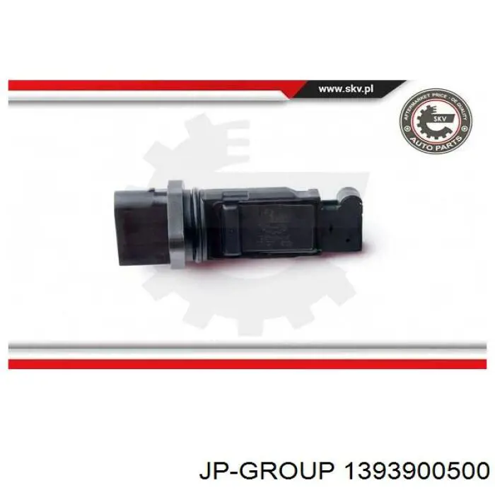 Датчик масової витрати повітря JP Group 1393900500 ціна, від 43.94 USD