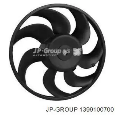 1399100700 JP Group електровентилятор охолодження в зборі (двигун + крильчатка)