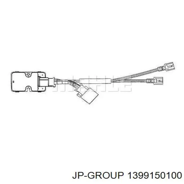 Купити 1399150100 JP Group Їжак обігрівача