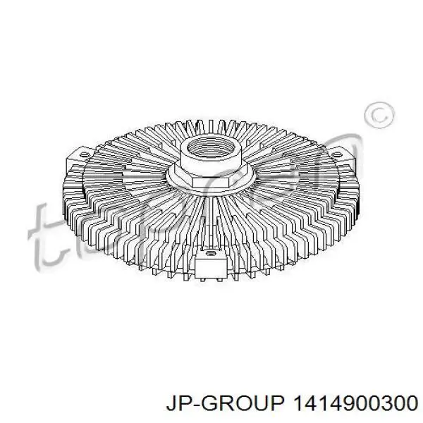 1414900300 JP Group вискомуфта, вязкостная муфта вентилятора охолодження