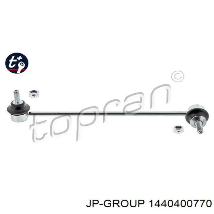 Стійка стабілізатора, переднього, ліва JP Group 1440400770 ціна, від 13.90 USD