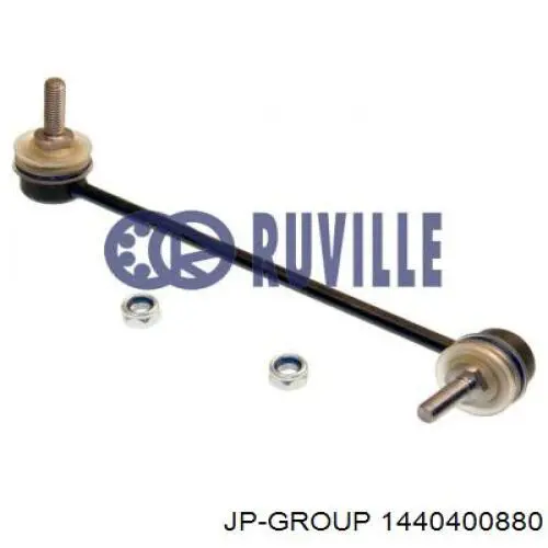 Стійка стабілізатора, переднього, права JP Group 1440400880 ціна, від 7.86 USD