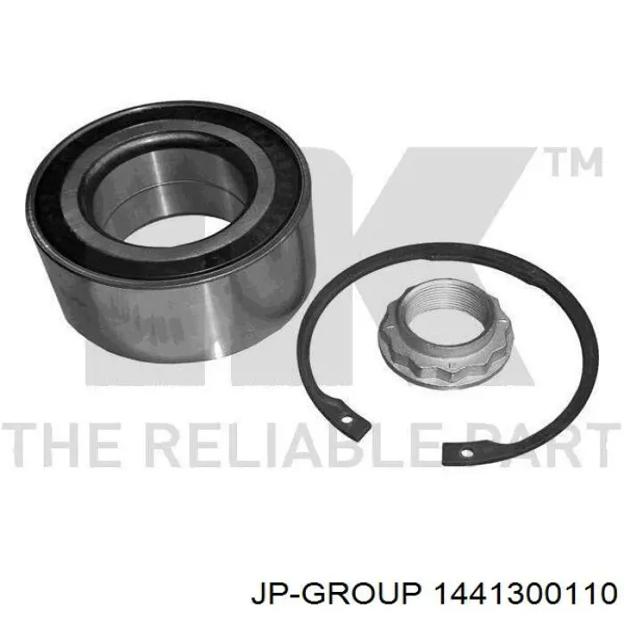 Комплект підшипник маточини передньої JP Group 1441300110 ціна, від 30.40 USD