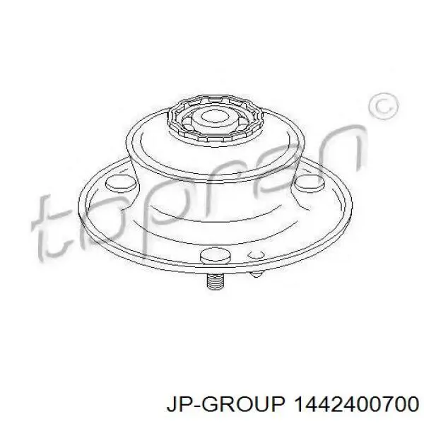 Опора амортизатора переднього 1442400700 JP Group