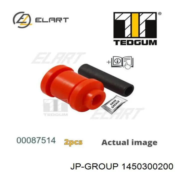 Сайлентблок заднього важеля JP Group 1450300200 ціна, від 3.70 USD