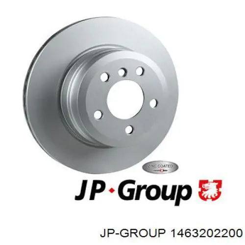 1463202200 JP Group диск гальмівний задній