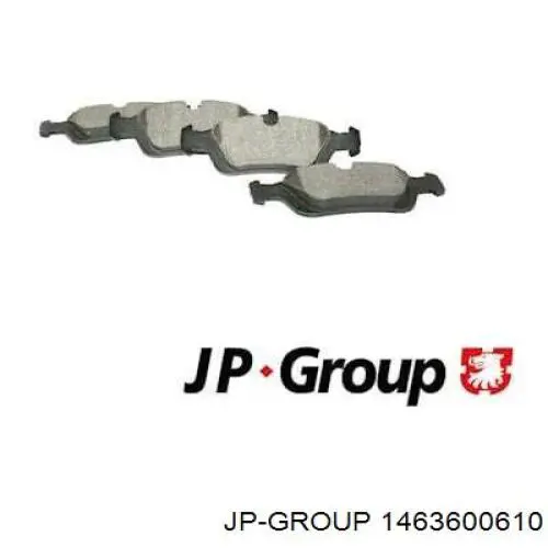 Купити 1463600610 JP Group Колодки гальмівні передні, дискові