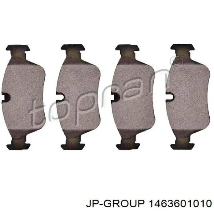 Гальмівні колодки JP Group 1463601010 ціна, від 16.70 USD