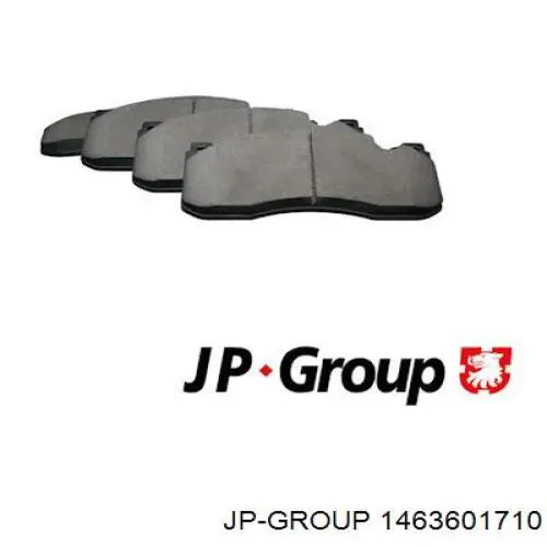 1463601710 JP Group колодки гальмівні передні, дискові