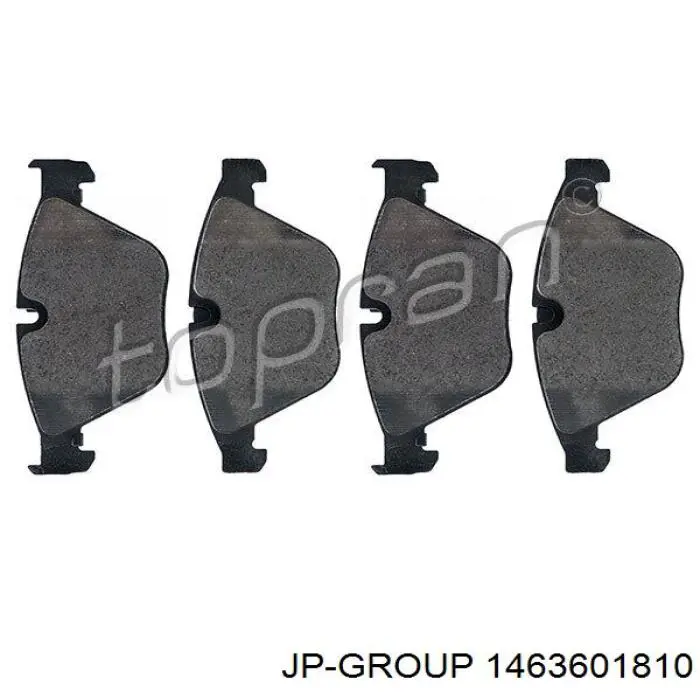 Купити 1463601810 JP Group Колодки гальмівні передні, дискові