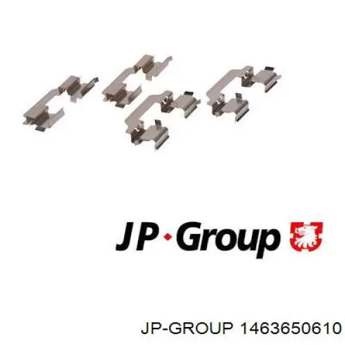 Купити 1463650610 JP Group Комплект пружинок кріплення дискових колодок, передніх