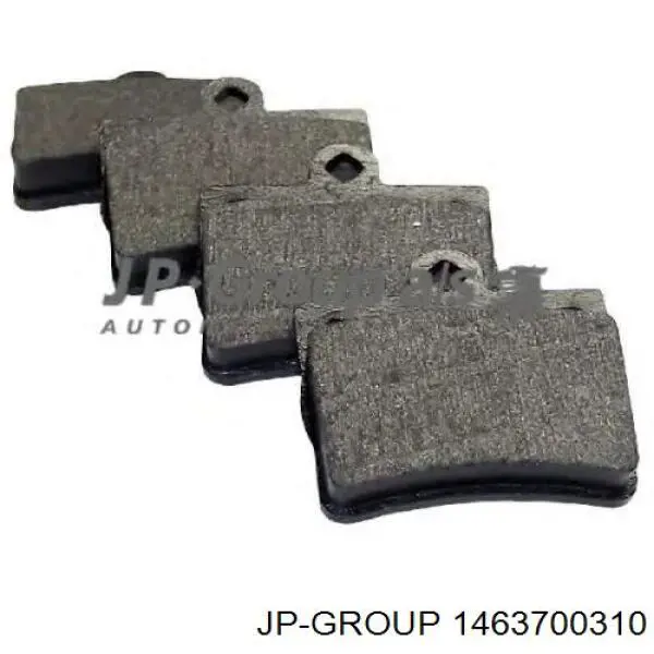 Задні гальмівні колодки JP Group 1463700310 ціна, від 11.57 USD