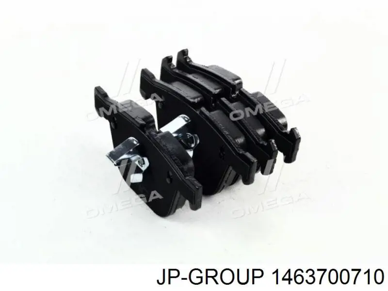 Задні гальмівні колодки JP Group 1463700710 ціна, від 17.19 USD