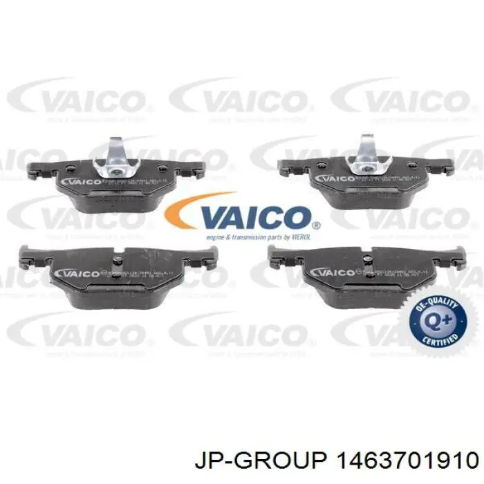 Задні гальмівні колодки JP Group 1463701910 ціна, від 15.49 USD