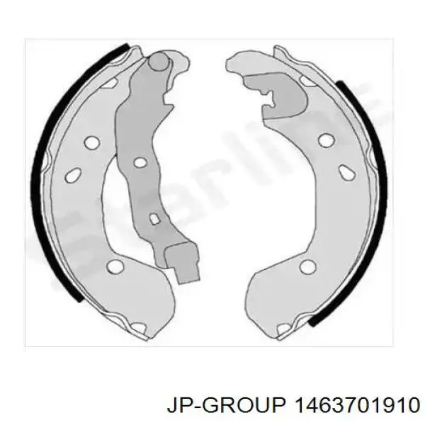 Купити 1463701910 JP Group Задні колодки