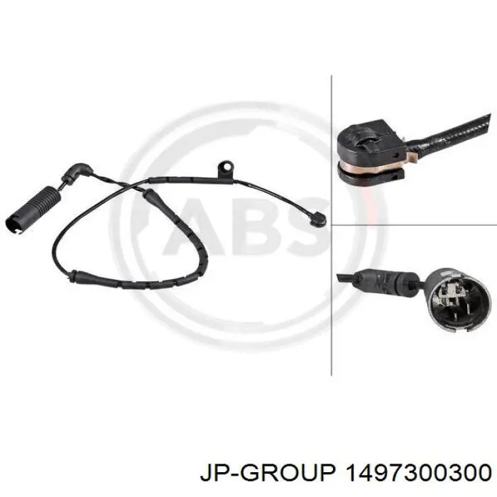 Датчик зносу колодок JP Group 1497300300 ціна, від 3.94 USD