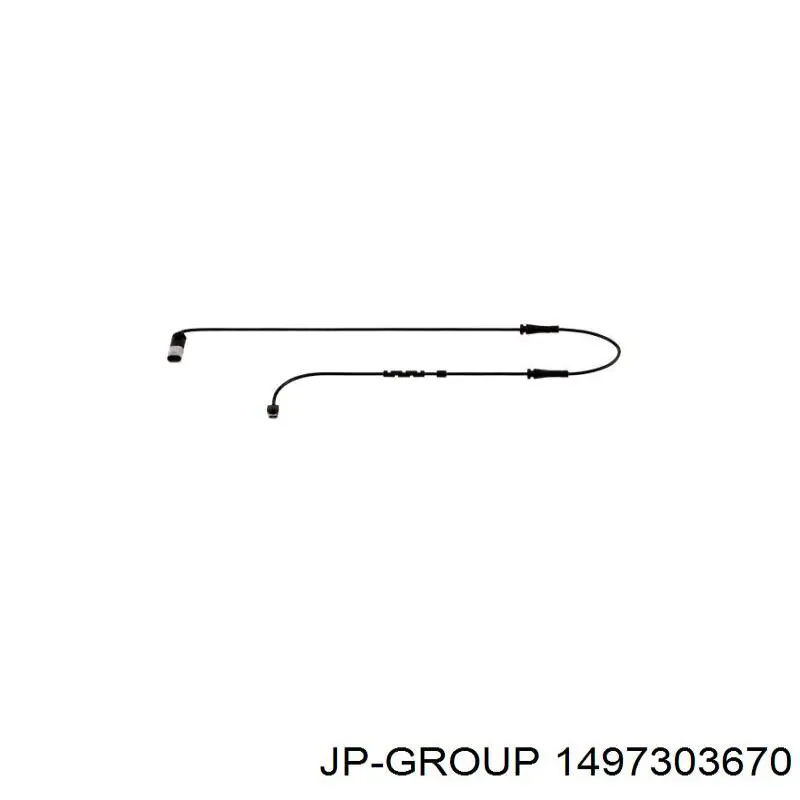 Датчик зносу гальмівних колодок, передній JP Group 1497303670 ціна, від 6.90 USD