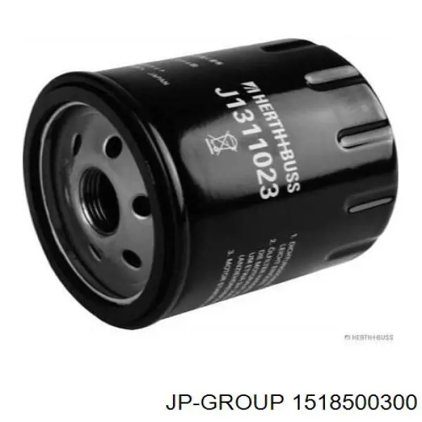 Масляний фільтр двигуна JP Group 1518500300 ціна, від 3.15 USD