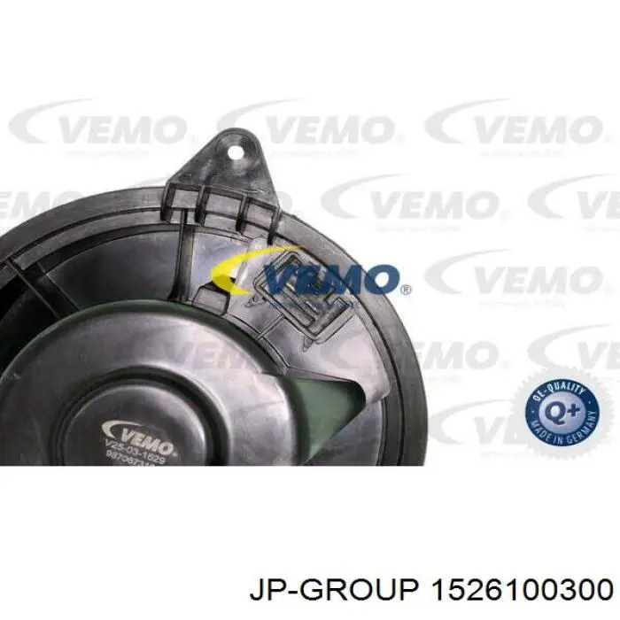 Вентилятора пічки 1526100300 JP Group