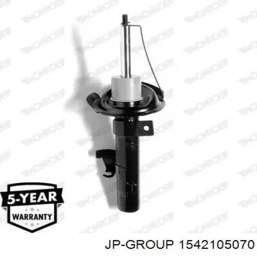 Амортизатор передньої підвіски, лівий JP Group 1542105070 ціна, від 58.63 USD