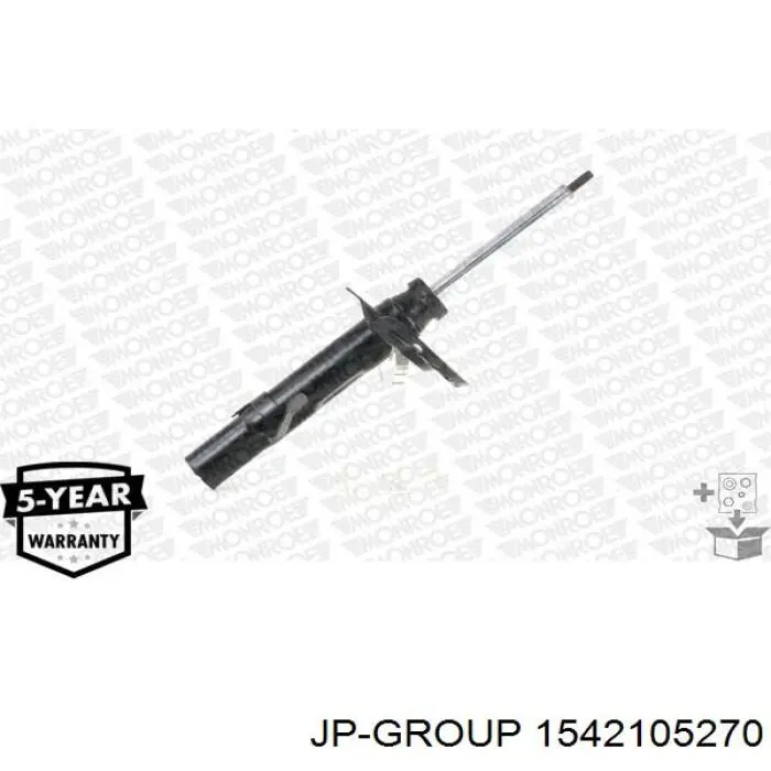Амортизатор передньої підвіски, лівий JP Group 1542105270 ціна, від 59.30 USD