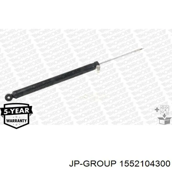 Купити 1552104300 JP Group Стійка амортизатора задня