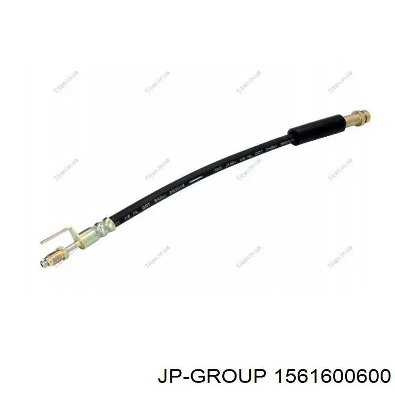 Шланг гальмівний передній JP Group 1561600600 ціна, від 5.98 USD