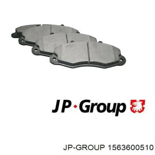 Купити 1563600510 JP Group Колодки гальмівні передні, дискові
