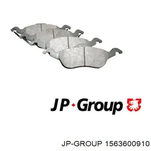 Купити 1563600910 JP Group Колодки гальмівні передні, дискові