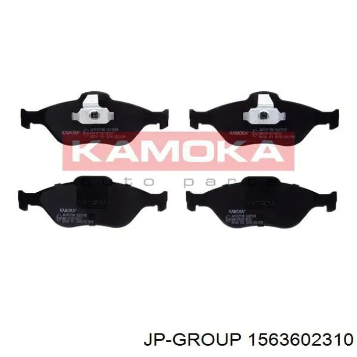 Купити 1563602310 JP Group Колодки гальмівні передні, дискові