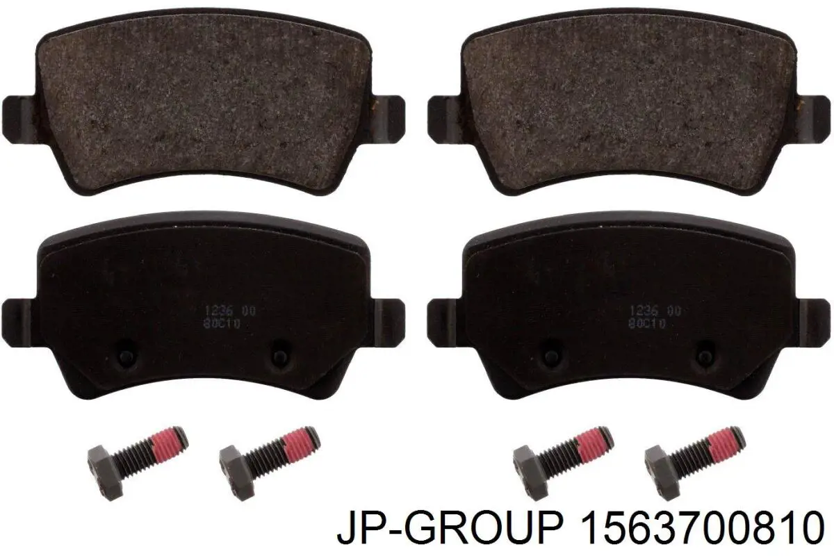 Купити 1563700810 JP Group Задні колодки