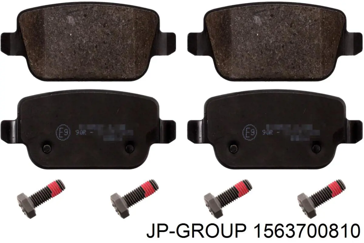 Задні гальмівні колодки JP Group 1563700810 ціна, від 15.97 USD