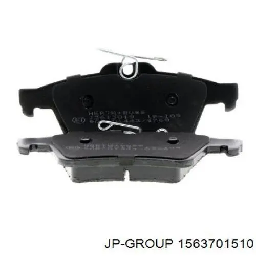 Задні гальмівні колодки JP Group 1563701510 ціна, від 15.43 USD
